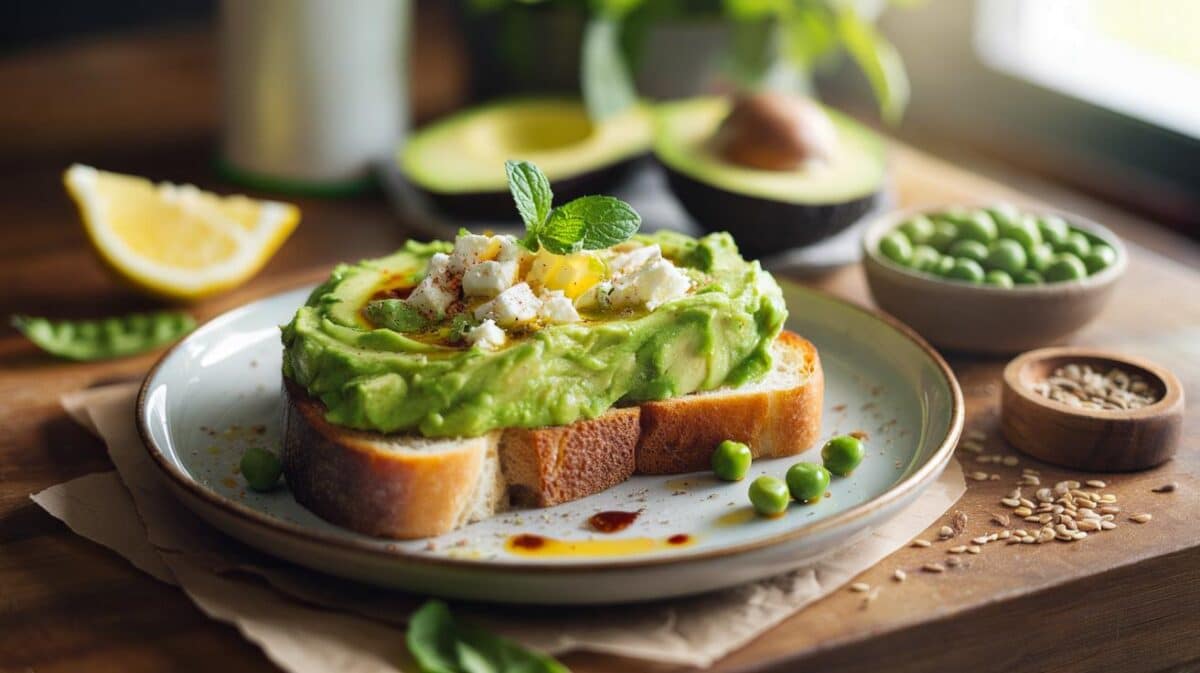 Swap avocado for a cheaper and tastier green veg that works better on toast