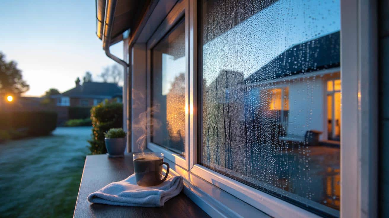 Why is there condensation on the outside of my windows?